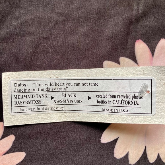 teeki daisy mermaid tank bnwt - Picture 3 of 4